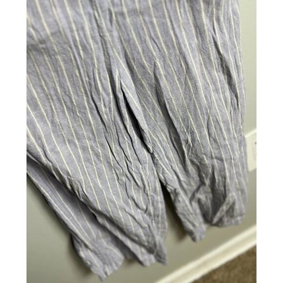 Old Navy Square Neck Linen Blend Striped Cami Jumpsuit Size Medium Women’s - Picture 4 of 7